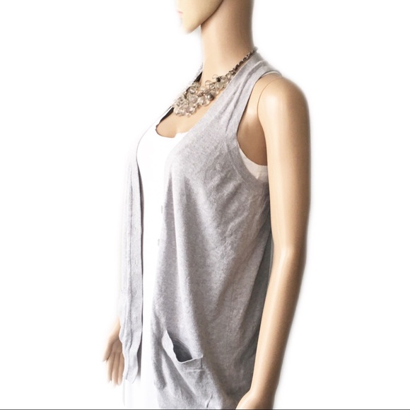 New York & Company Gray Cardigan Sweater Size S - Picture 4 of 8